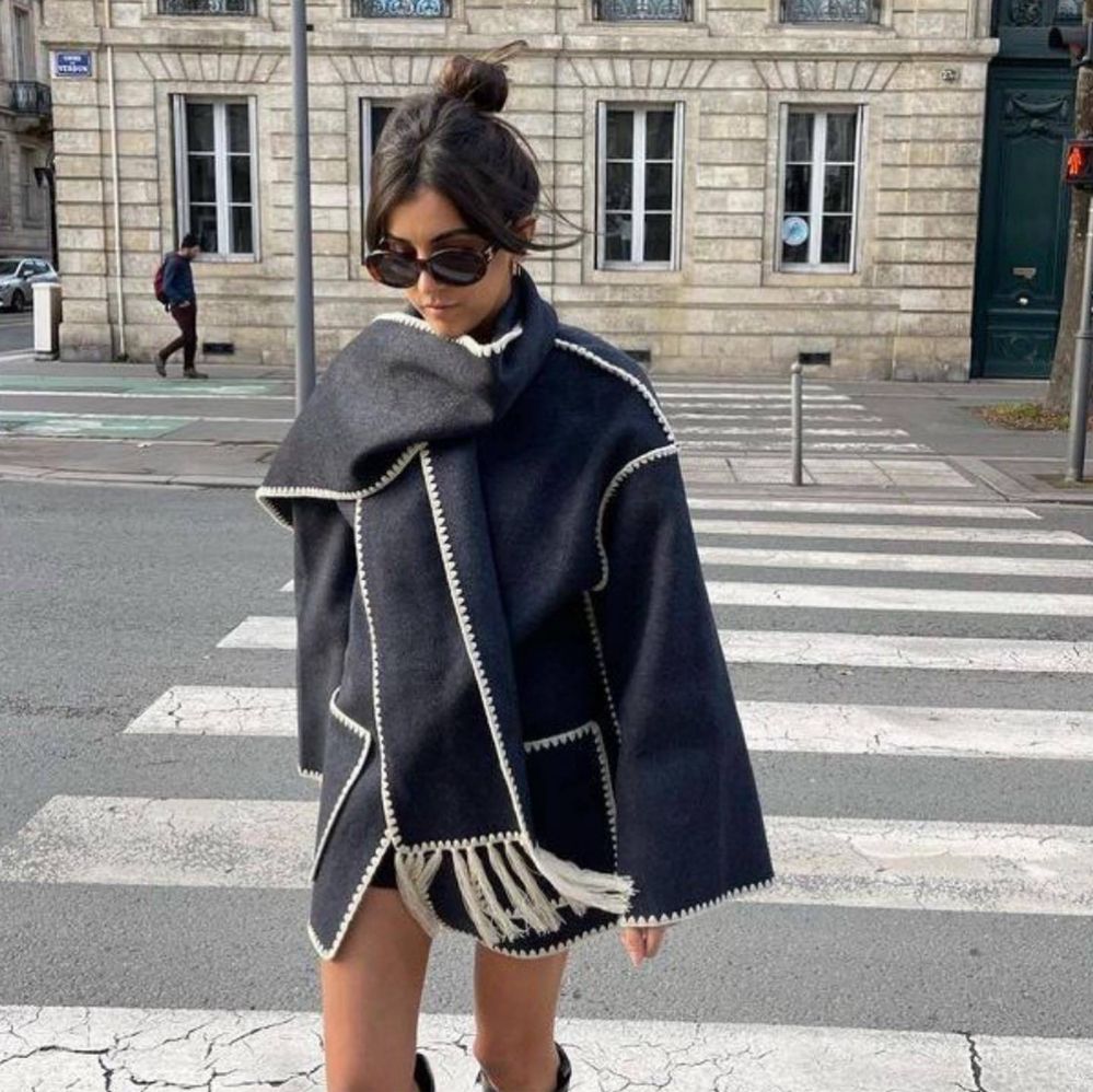 Облегченное пончо Zara размер М
