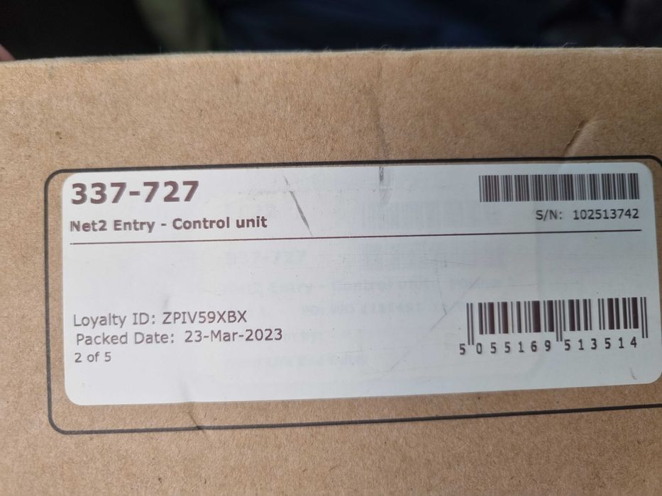 Set video interfon Paxton 337-410 și 337-727