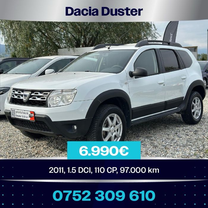 Dacia duster 1.5 dci 2011 97000km Garantie Rate 2wd