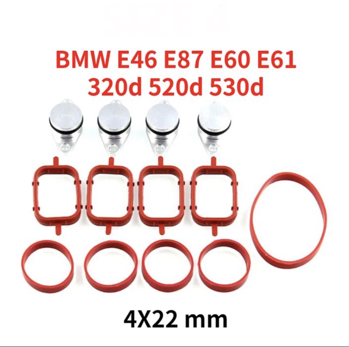 Kit dop clapete admisie dopuri Bmw 22 33 mm N47 M47 N57 Garnituri