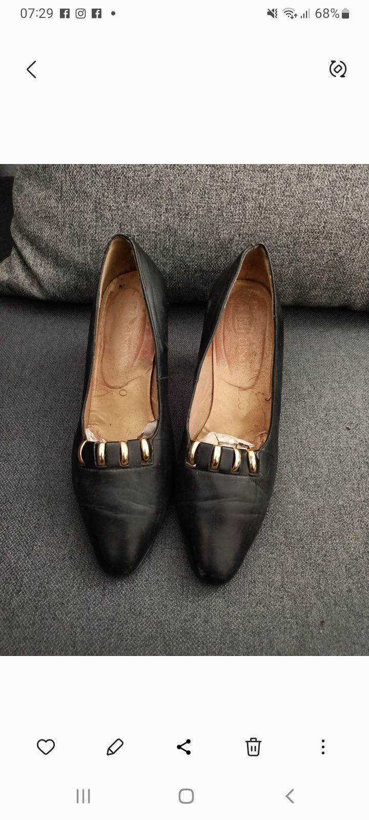 Pantofi dama negru