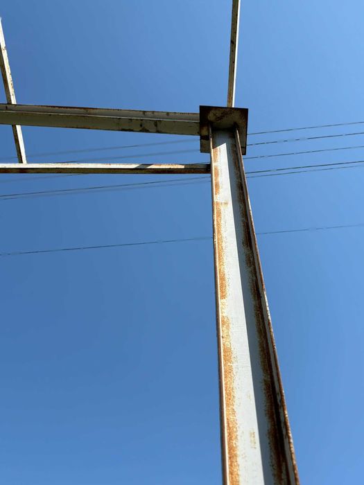 Hală metalică – DOAR STRUCTURA, 25×15 m (375 m²), 2 ape