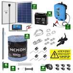 Pachet gard electric NEXON 6,6J Fir 1000m 90KG + Acum 17Ah + Panou 50W