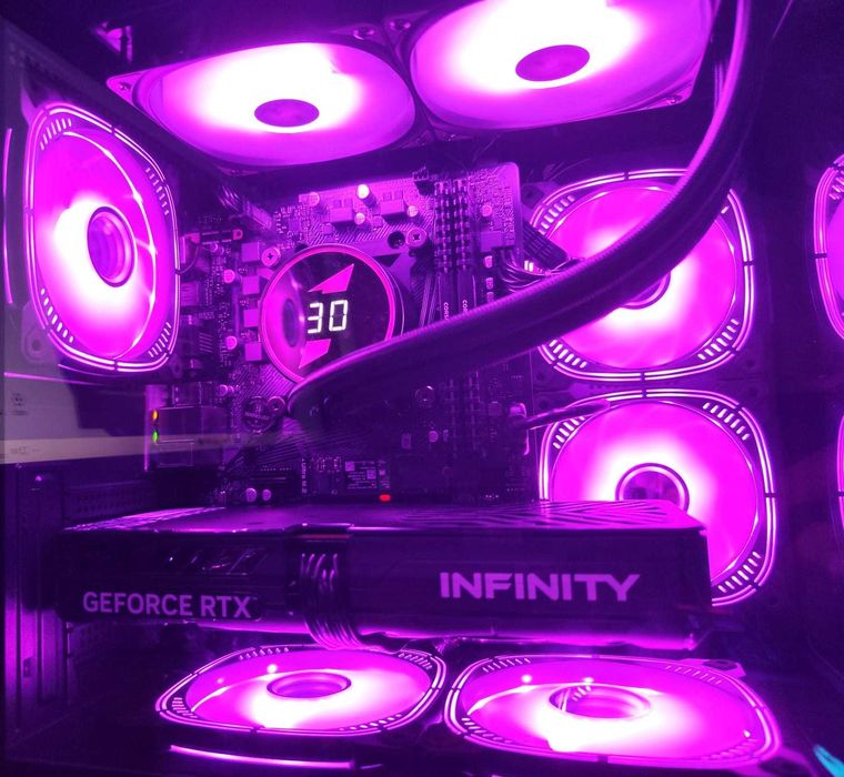 NOU!UNITATE PC Sistem GAMING Garantie,Ryzen 7 5700x,32gb DDR4, RTX5060