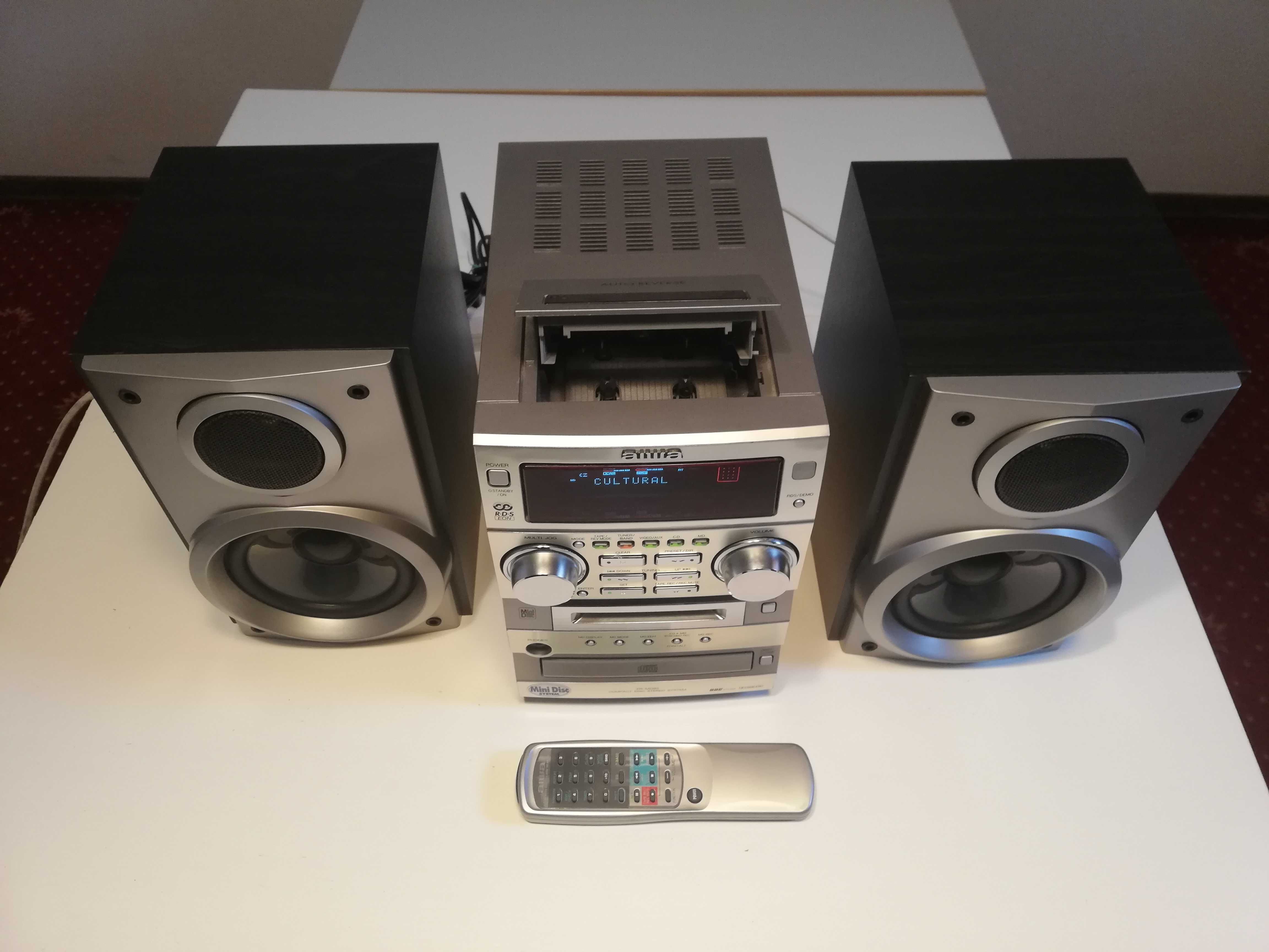 Micro -Sistem Stereo AIWA  XR-MD85EZ (CD/Mini Disc/Tuner/Amplif/Boxe)