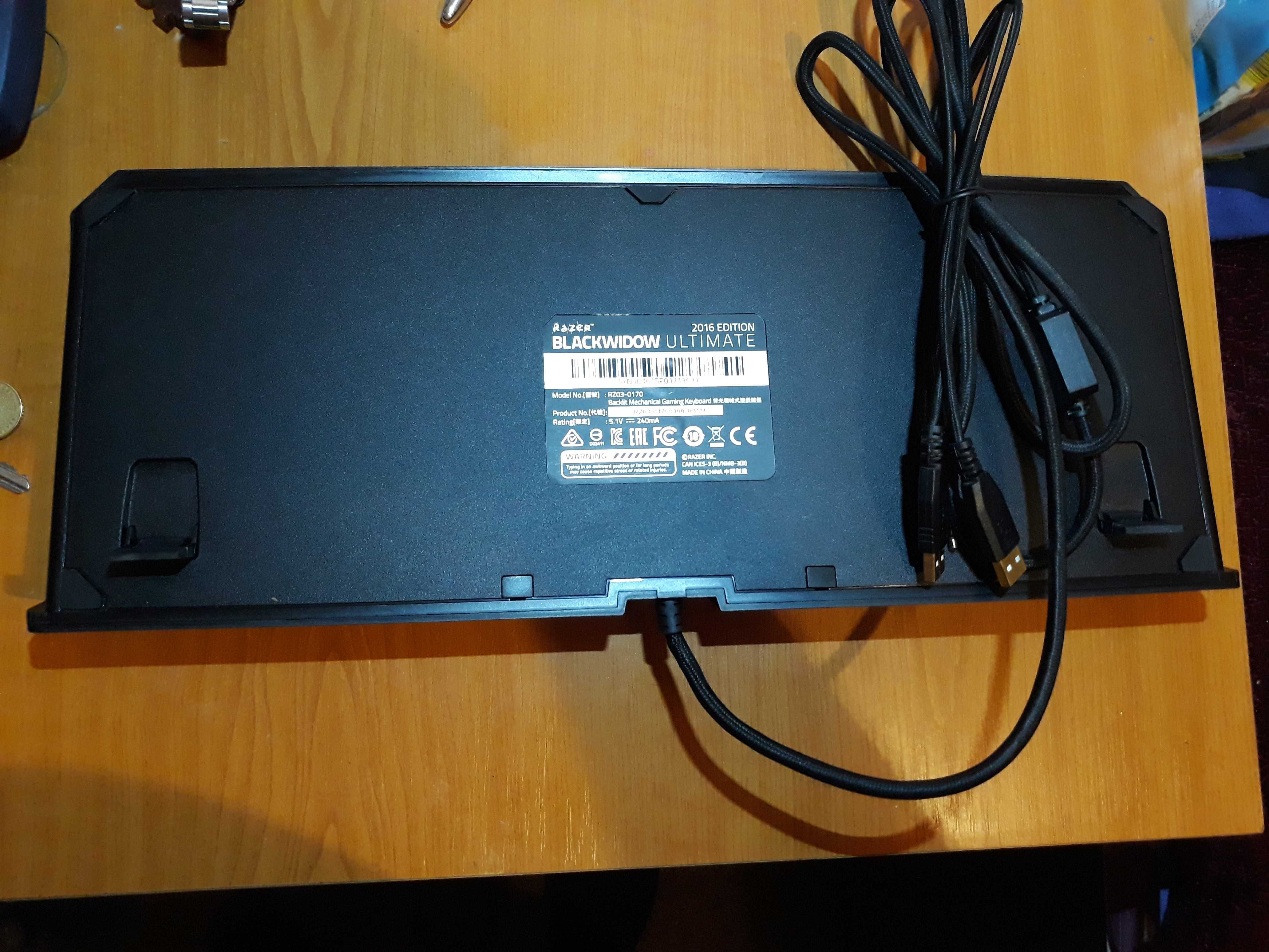Tastatura Razer BlackWidow Ultimate  Gaming, Mecanica, Iluminata, USB