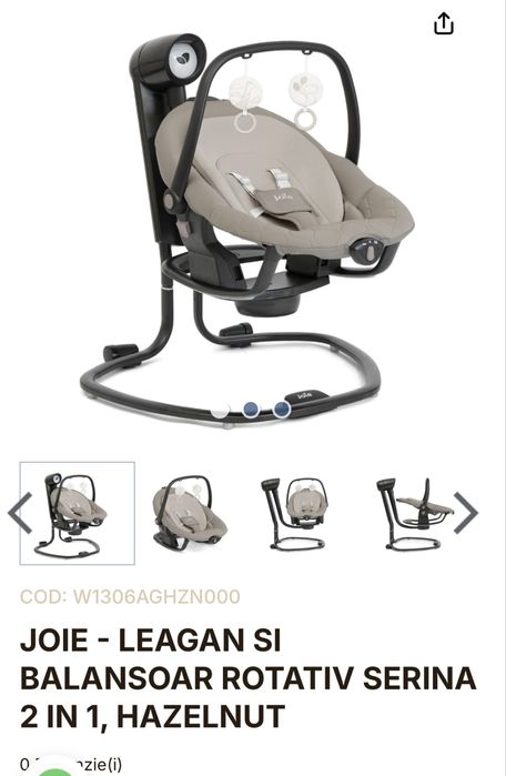 Leagan si balansoar Joie Serina