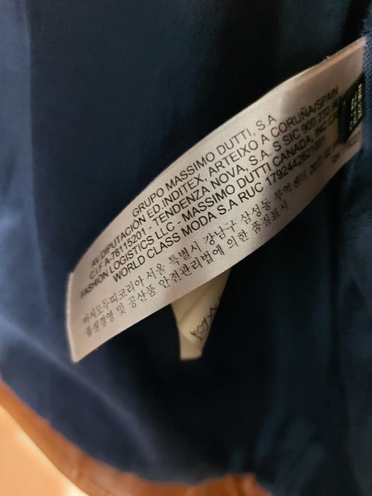 Geaca de piele Massimo Dutti