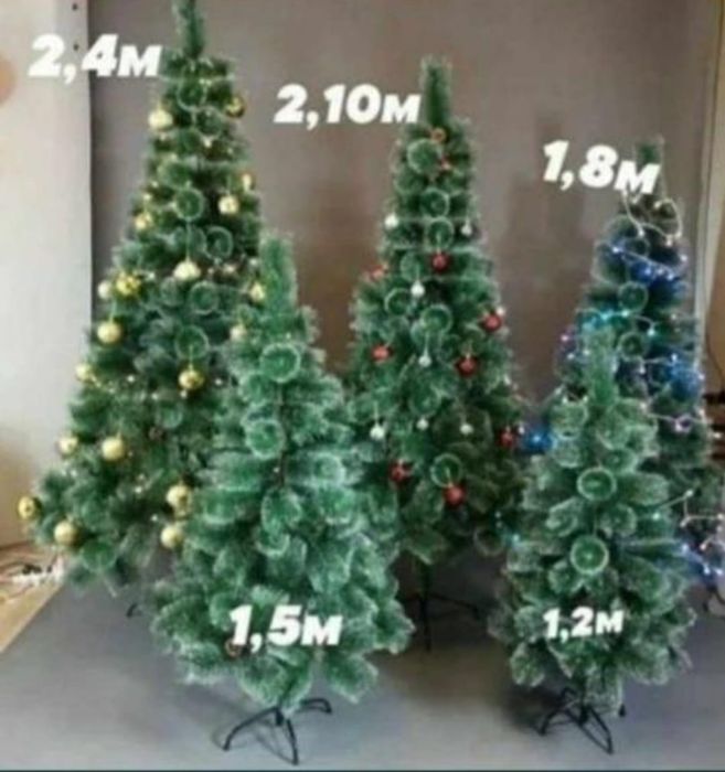 Продам новогодние елки и игрушки.