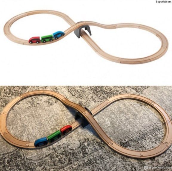 Икея железная дорога из дерева