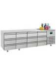 Green Frost - Masa Rece , Masa refrigerare 12 Sertare (2230x700x850mm)