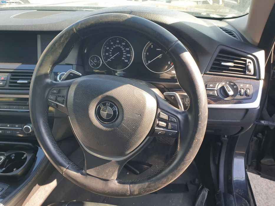 Volan Piele Sport cu Comenzi si Padele FARA Airbag BMW Seria 5 F10 2009 - 2014 [K3911]