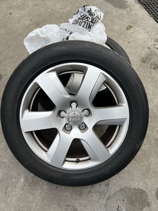 Roti jante audi 5x112 225 55 17 anvelope iarna si vara