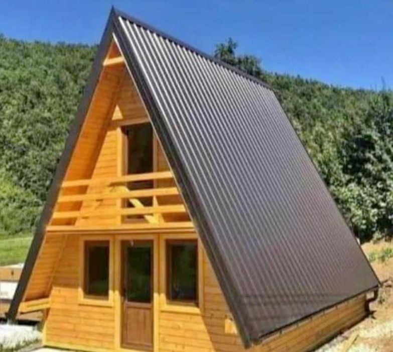 Cabane tip A, case modulare stil modern