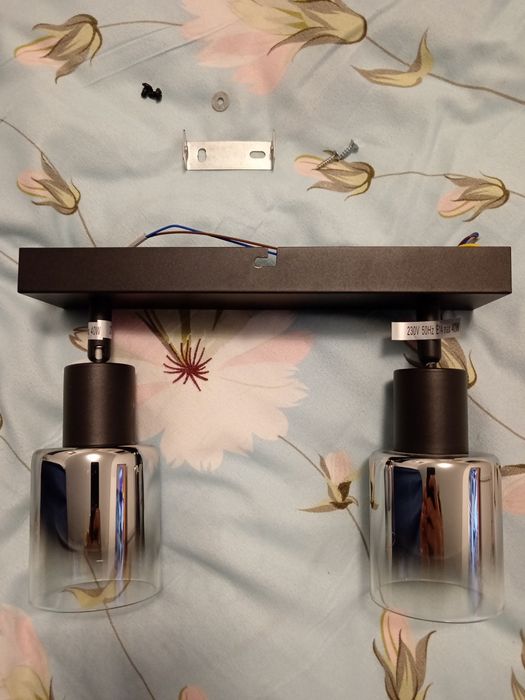 Lustra dormitor cu 2 becuri