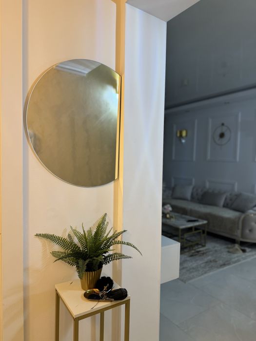 Oglinda 60/40 forma semirodunda