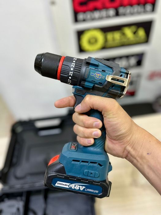 Аккумуляторный безщеточный шуруповёрт Магнат. Новый.