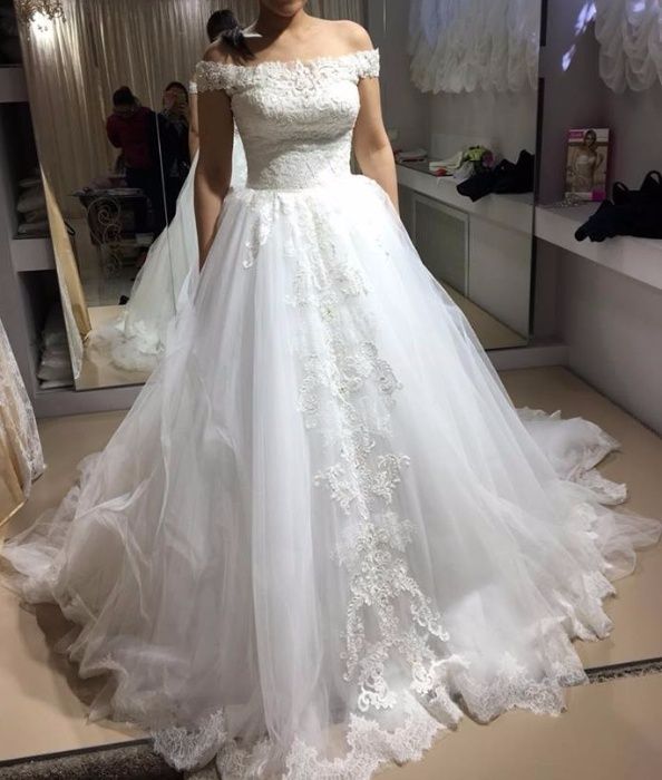 Продам белое свадебное платье!