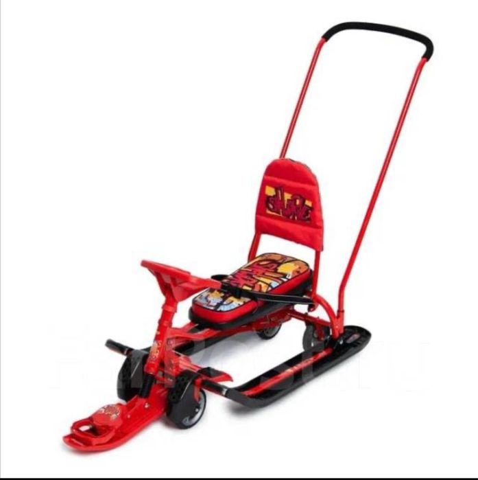 Снегокат санки с колесами