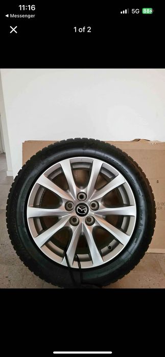 Оригинални лети джанти с перфектни зимни гуми. Само днес 900лв