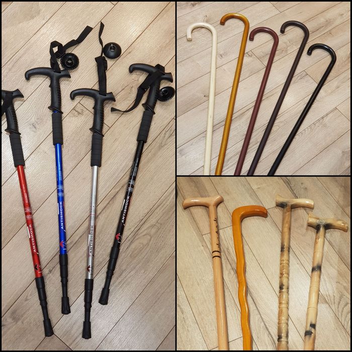 Трости. Скандинавская палка-трость, трость в виде крючка