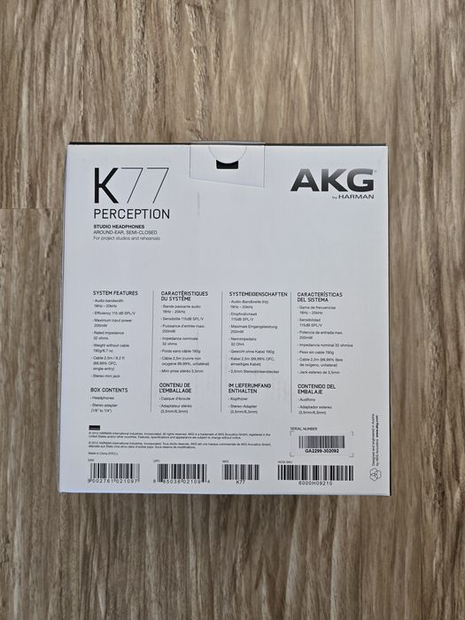 Casti AKG K77 Perception