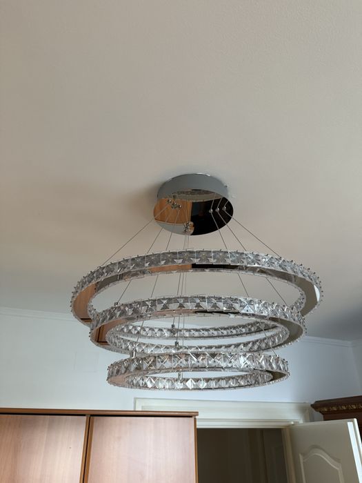 Candelabru led 3 inele