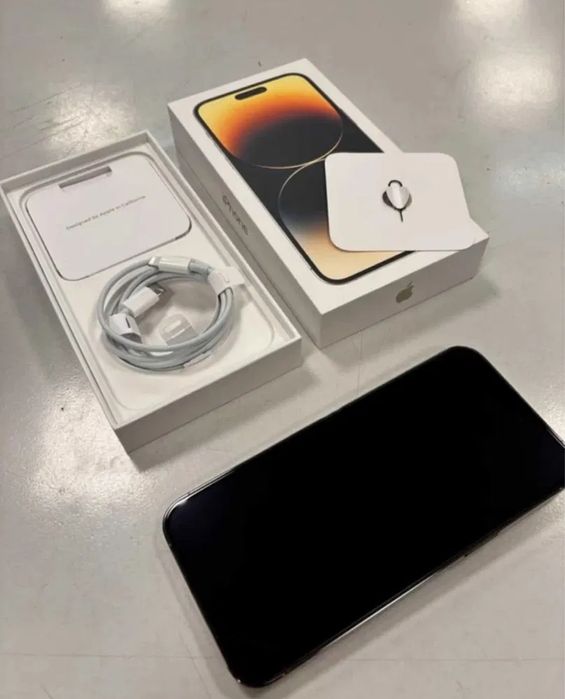 iPhone 14 Pro Max Gold 128GB 10/10 11 12 13 15 16 S21 S22 S23 S24 Plus
