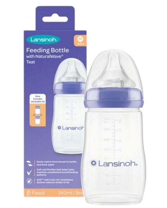 Biberon lansinoh 240 ml flux M
