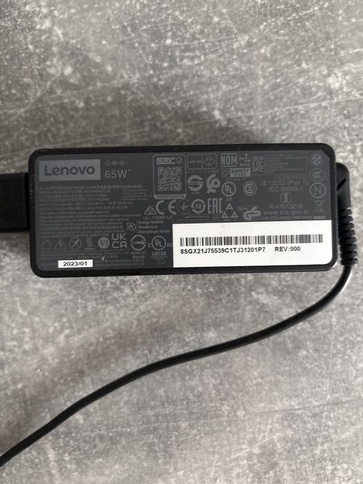 Incarcator original Lenovo Ideapad 65W capăt rotund