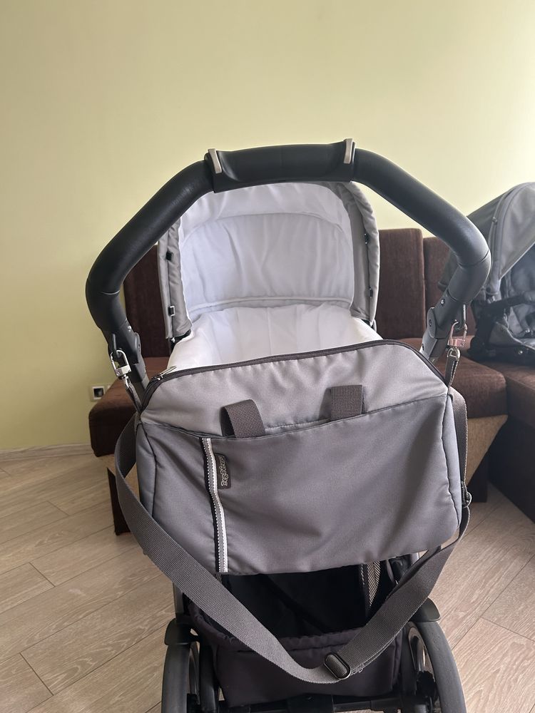 Количка за бебе 3в 1 с леглъце PegPerego
