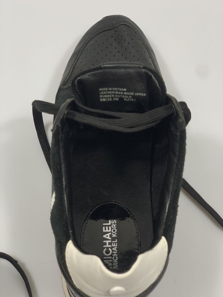 Sneakers Michael Kors Billie Trainer de dama size 38,5 piele 100%