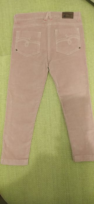 Pantaloni fete, roz pudra, 6ani