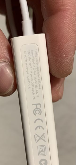 Adaptor Apple USB - mufa retea A 1277