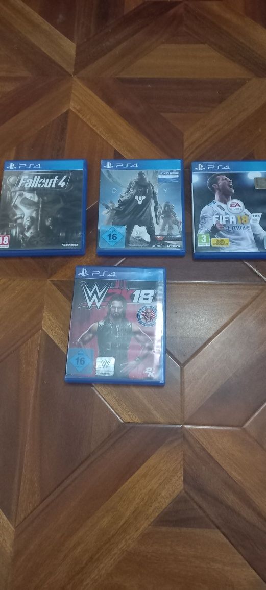 jocuri ps 4 wwe2k18,fallout 4,fifa 18,destinyti