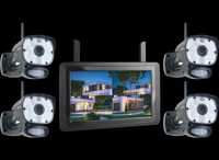 Set de camere de securitate ELRO color night vision cu ecran si app