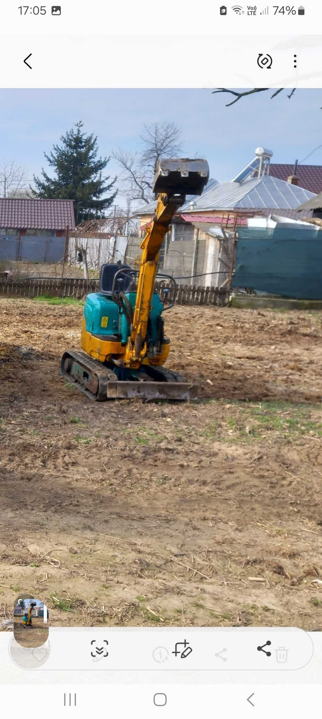 De vânzare miniexcavator yamar