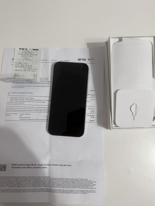 Iphone 15 pro full box garantie factura