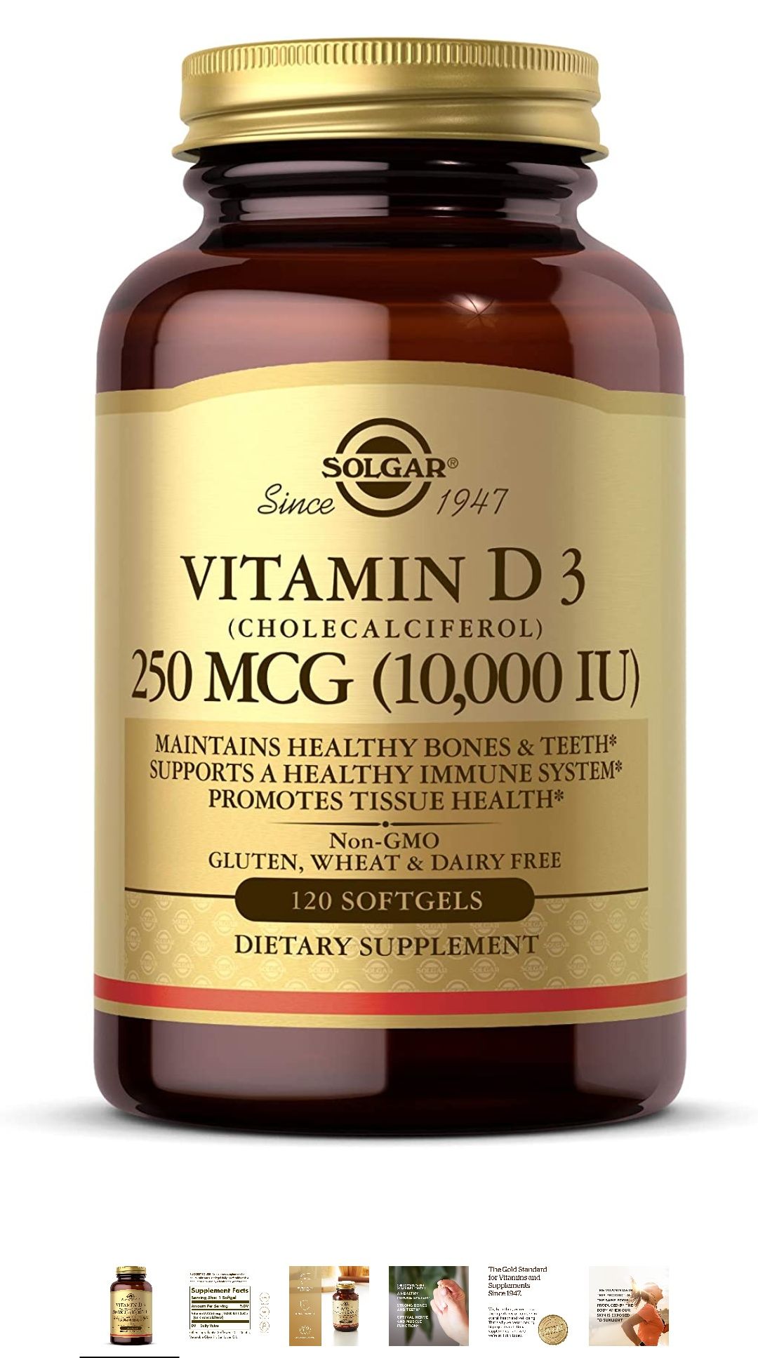 Витамин D3 10000. Solgar 120 и 180 капсул. США