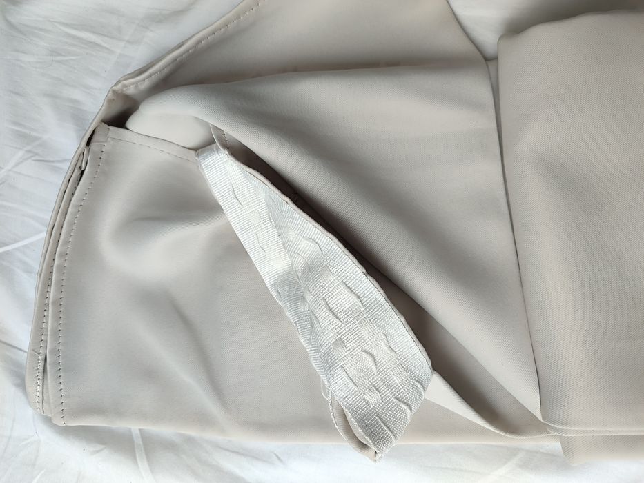 NOU Draperie crem deschis, black-out, 140*260 cm