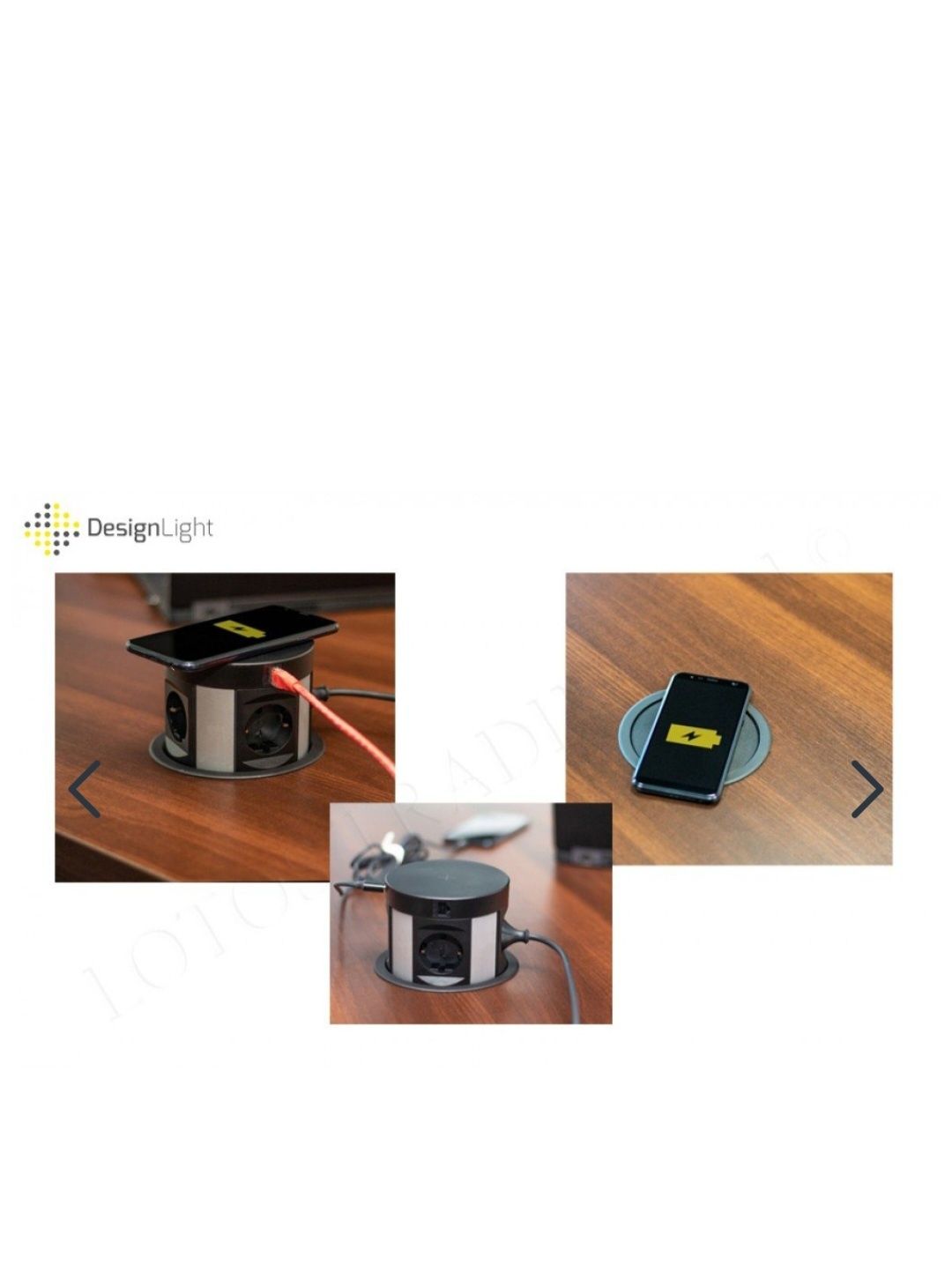 Вертикален контакт с USB за вграждане  - Design Light Poland