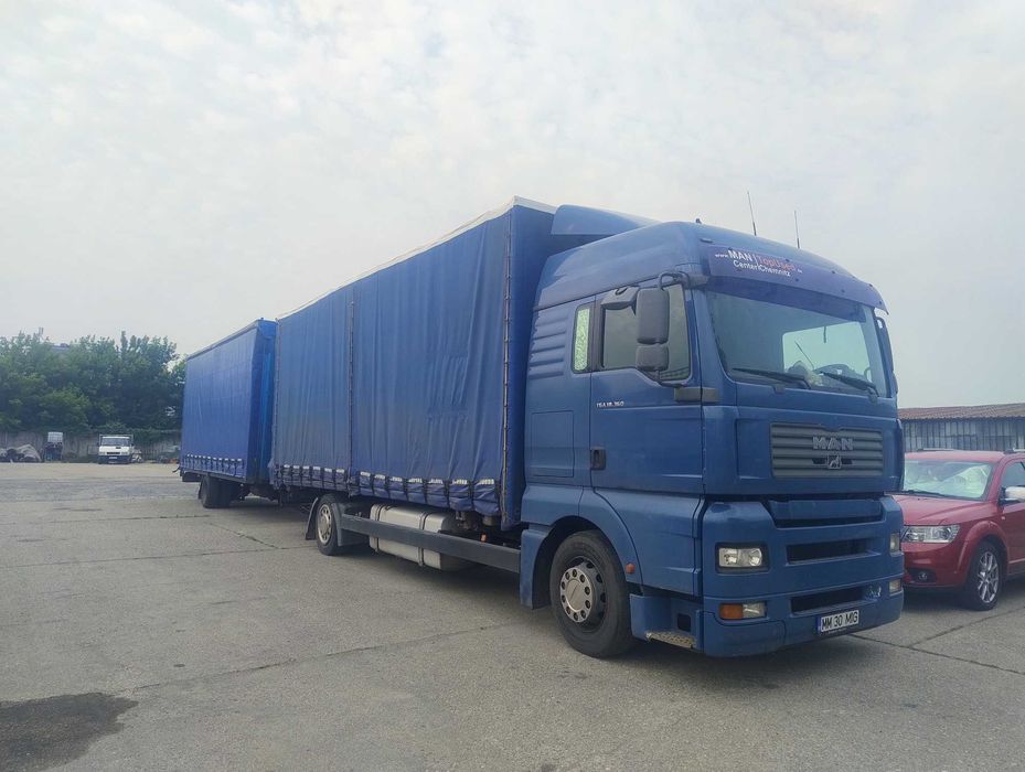 Vand  CAMION MARCA MAN 18/360 cu remorca
