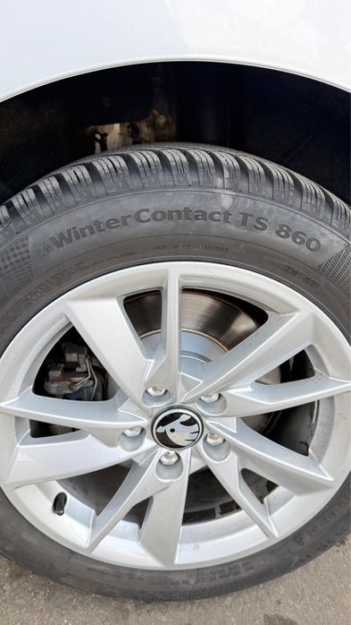 Set roti cu jante originale Audi, R16 - impecabile