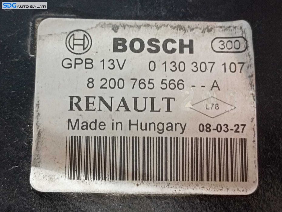 Ventilator Electroventilator Dacia Logan 1 1.4 1.6 MPI 2004 - 2012 Cod 0130307107 8200765566 [M3750]