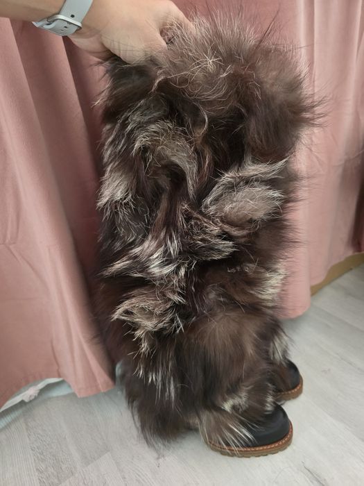 Cizme D&G blana vulpe