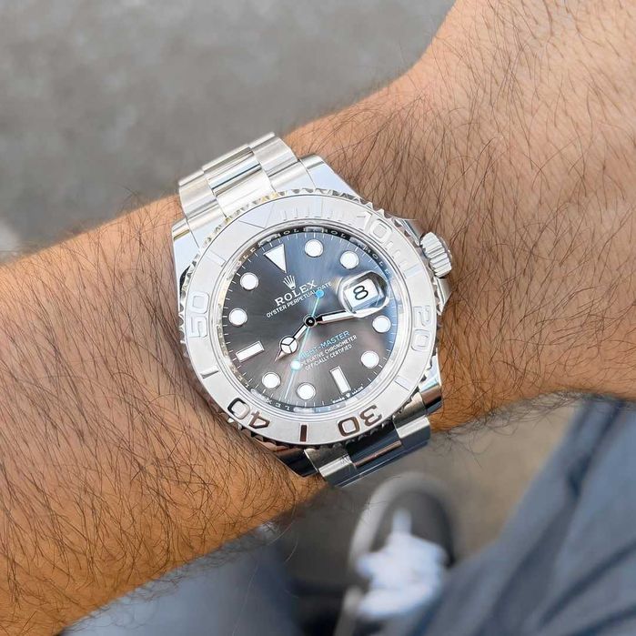 Rolex Yacht-Master Platinum сиво