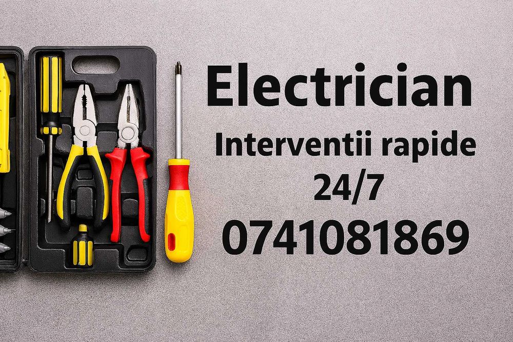 Electrician Iasi - interventii rapide 24/7