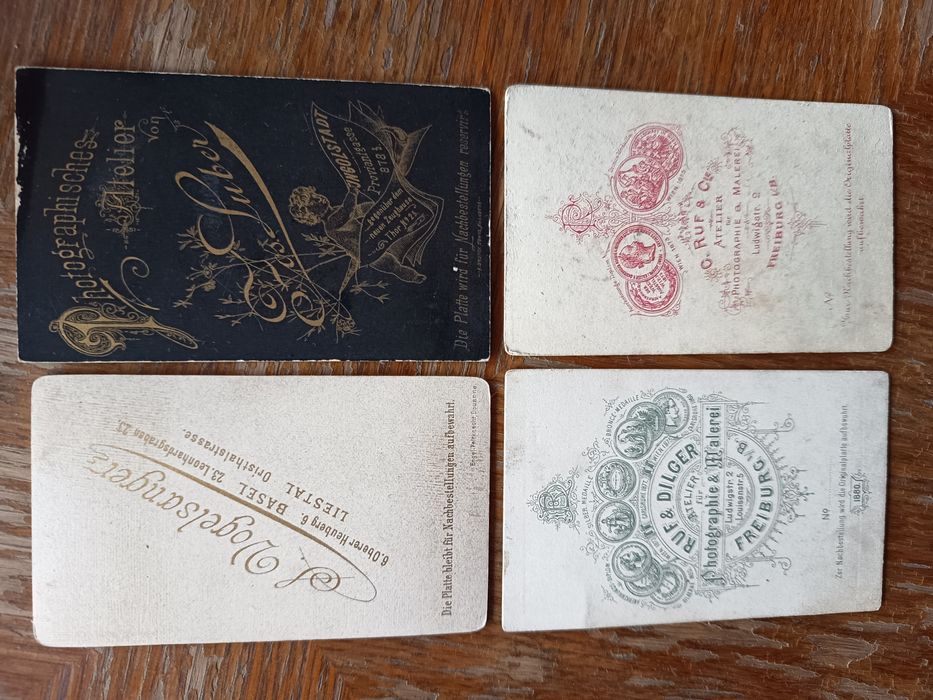 CDV an jurul anilor 1900