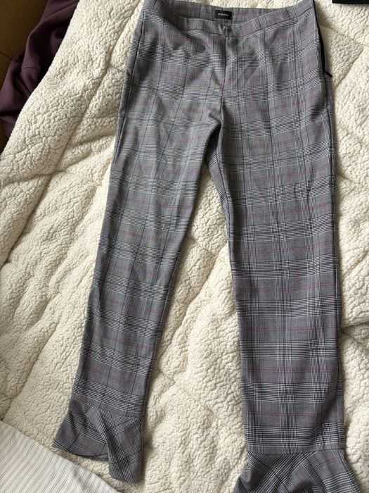 Pinko панталон с вискоза и вълна