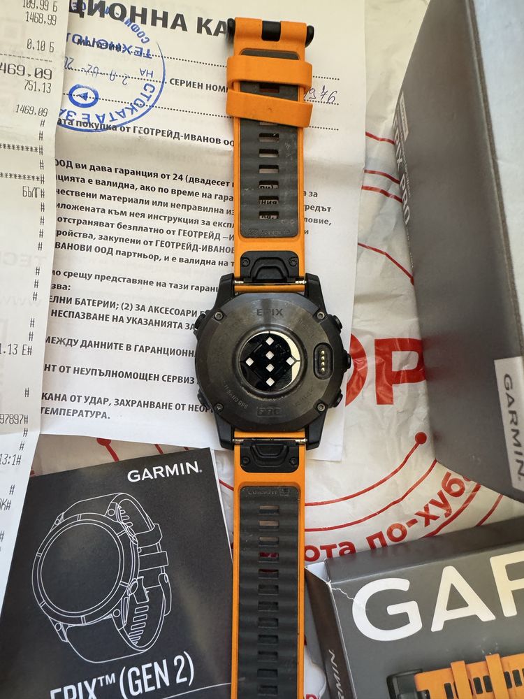 Като нов Garmin Epix Pro Sapphire/Titanium 47 mm